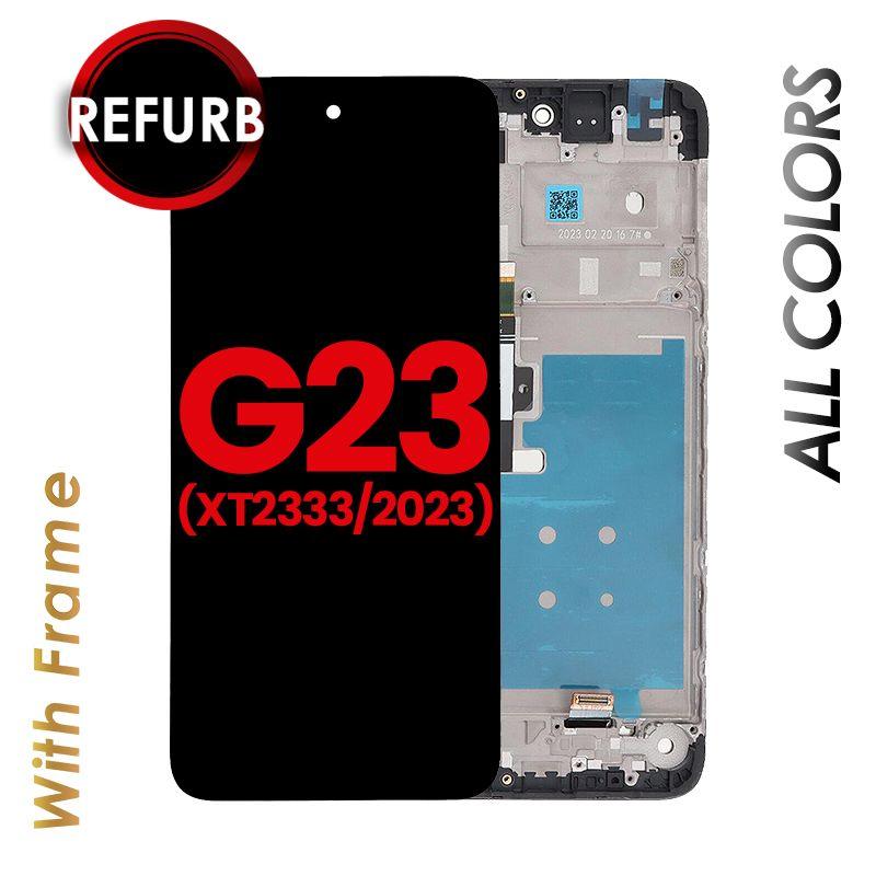 LCD ASSEMBLY WITH FRAME COMPATIBLE FOR MOTO G23 (XT2333 / 2023)