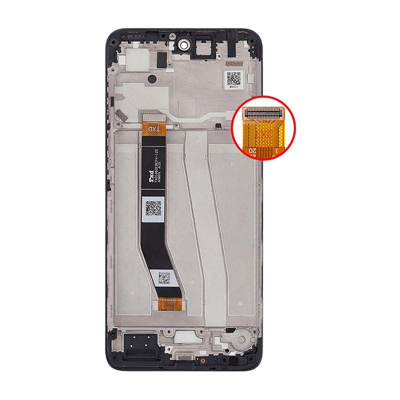 LCD ASSEMBLY WITH FRAME COMPATIBLE FOR MOTO G14 5G (XT2341/2023)