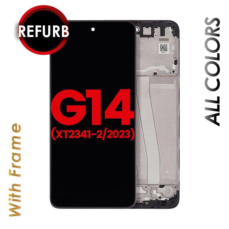 LCD ASSEMBLY WITH FRAME COMPATIBLE FOR MOTO G14 5G (XT2341/2023)