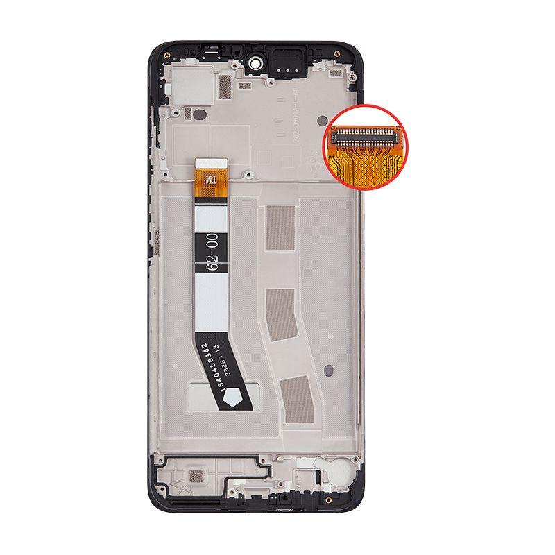 LCD ASSEMBLY WITH FRAME COMPATIBLE FOR MOTO G54 (XT2343 / 2023)