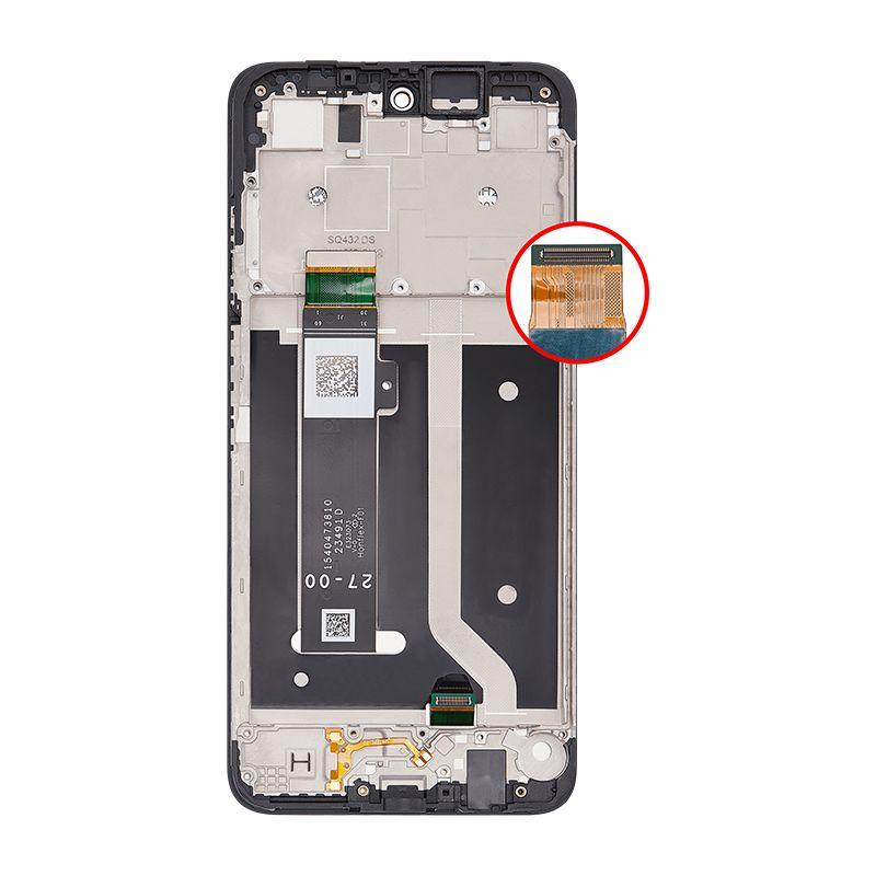 LCD ASSEMBLY WITH FRAME FOR MOTOROLA MOTO G34 (XT2363 / 2023)