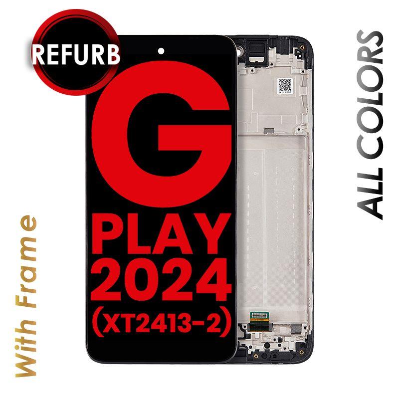 LCD ASSEMBLY WITH FRAME FOR MOTO G PLAY (XT2413-2 / 2024)