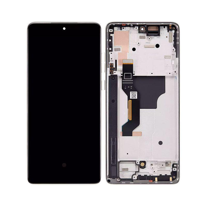 LCD ASSEMBLY WITH FRAME FOR MOTO G STYLUS (XT2419) CARAMEL LATTE