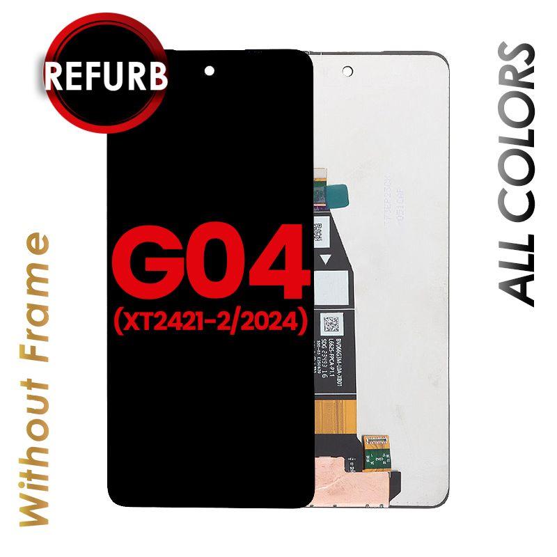 LCD ASSEMBLY WITHOUT FRAME COMPATIBLE FOR MOTO G04 (XT2421/2024)