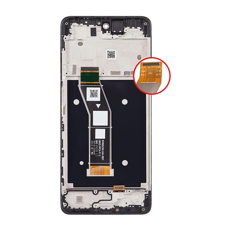 LCD ASSEMBLY WITH FRAME FOR MOTOROLA MOTO G24 (XT2423 / 2024)