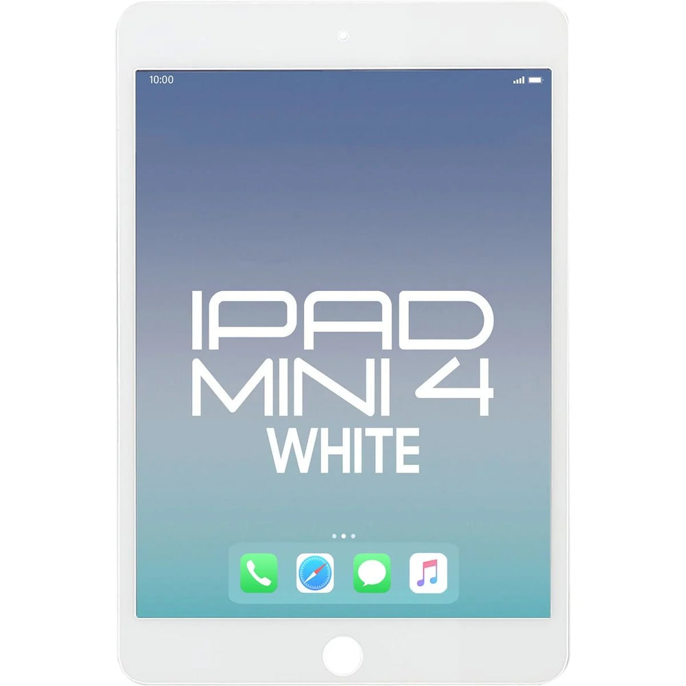 Brilliance Pro iPad Mini 4 LCD With Touch Best Quality With Sleep Wake Function White