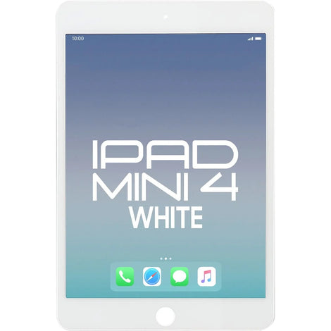 Brilliance Pro iPad Mini 4 LCD With Touch Best Quality With Sleep Wake Function White