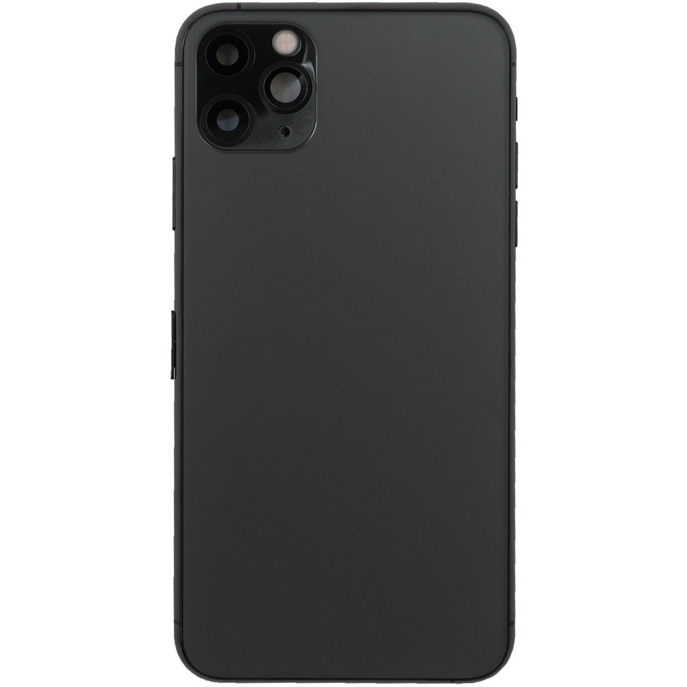 iPhone 11 Pro Max Back Housing W/ Small Parts Black (NO WARRANTY) NO LOGO