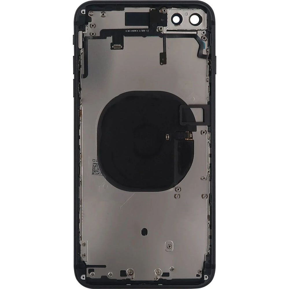 iPhone 8 Plus Back Housing W/ Small Parts Black (NO WARRANTY) NO LOGO