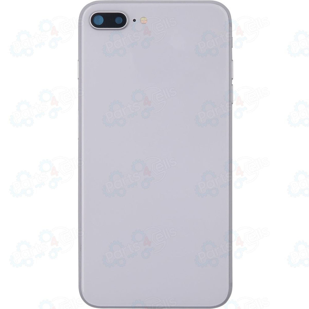 iPhone 8 Plus Back Housing W/ Small Parts White (NO WARRANTY) NO LOGO