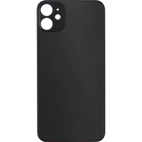 iPhone 11 Back Glass Door Without Camera Lens Black NO LOGO