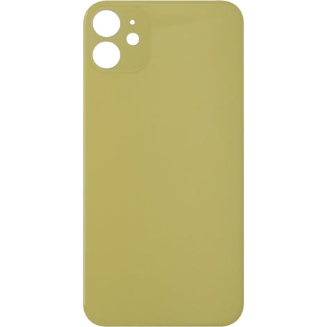 iPhone 11 Back Glass Door Without Camera Lens Yellow NO LOGO