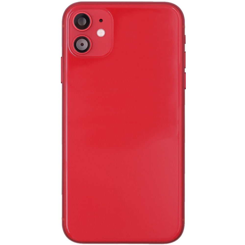iPhone 11 Back Housing W/ Small Parts Red (NO WARRANTY) NO LOGO