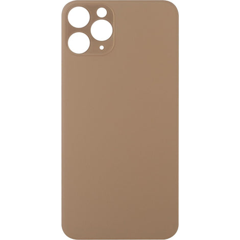 iPhone 11 Pro Max Back Glass Door Without Lens Gold NO LOGO