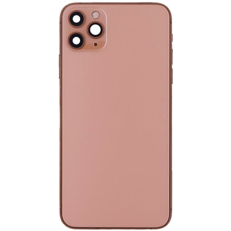 iPhone 11 Pro Max Back Housing W/ Small Parts Gold (NO WARRANTY) NO LOGO