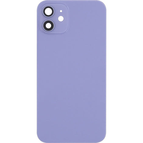 iPhone 12 Back Glass Door W/ Camera Lens Purple (No Logo)