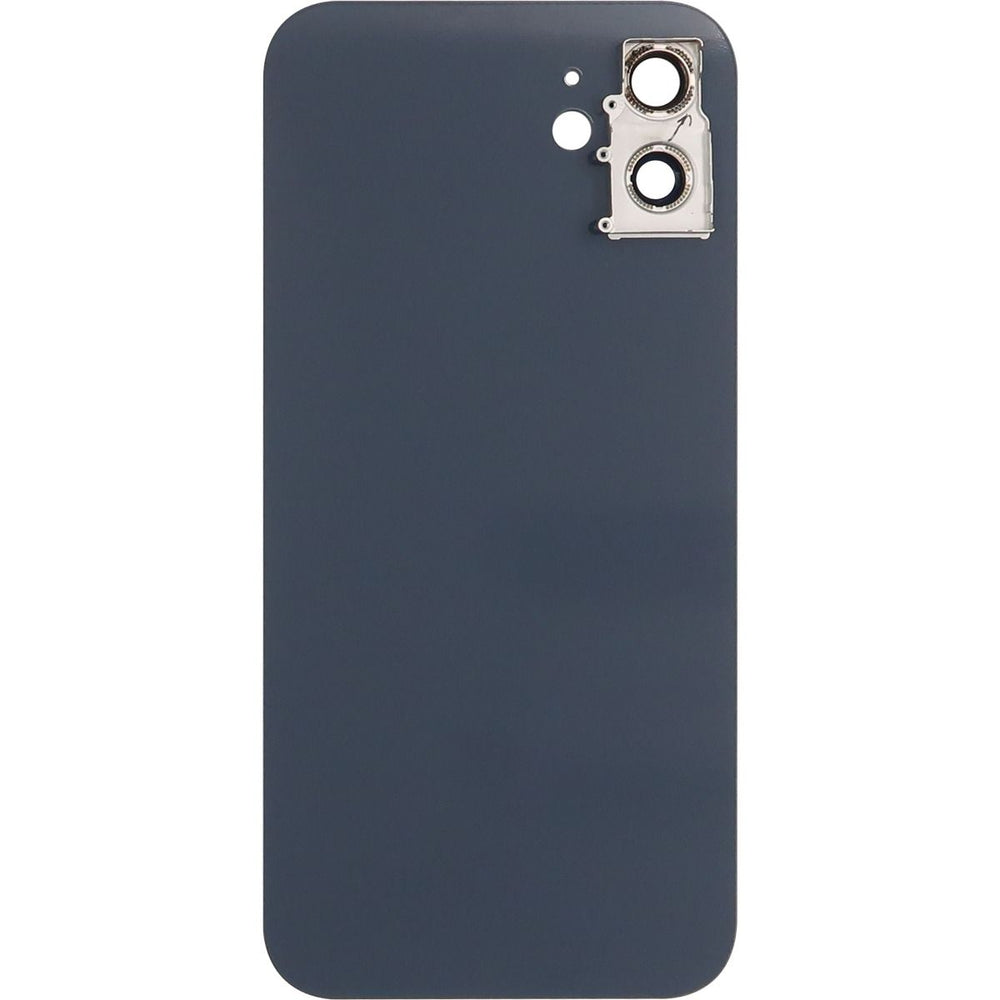 iPhone 12 Back Glass Door W/ Camera Lens White (No Logo)