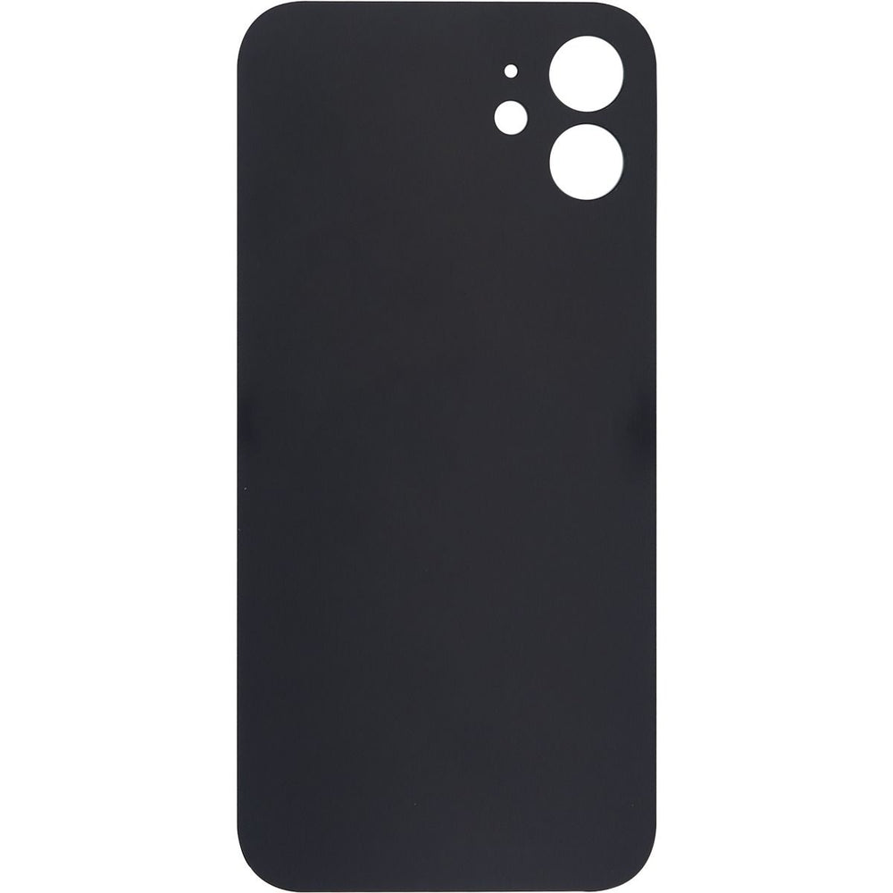 iPhone 12 Back Glass Door Without Camera Lens Black NO LOGO