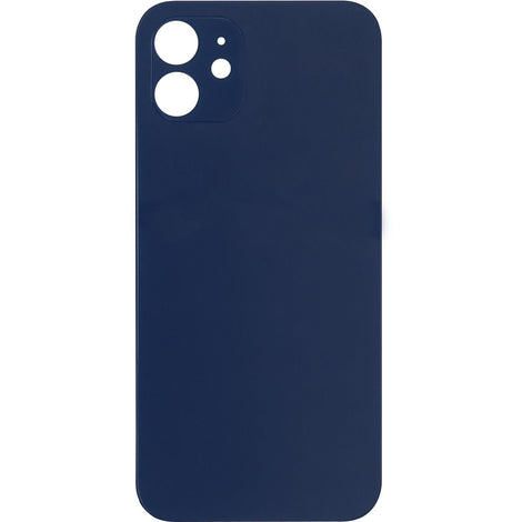iPhone 12 Back Glass Door Without Camera Lens Blue NO LOGO