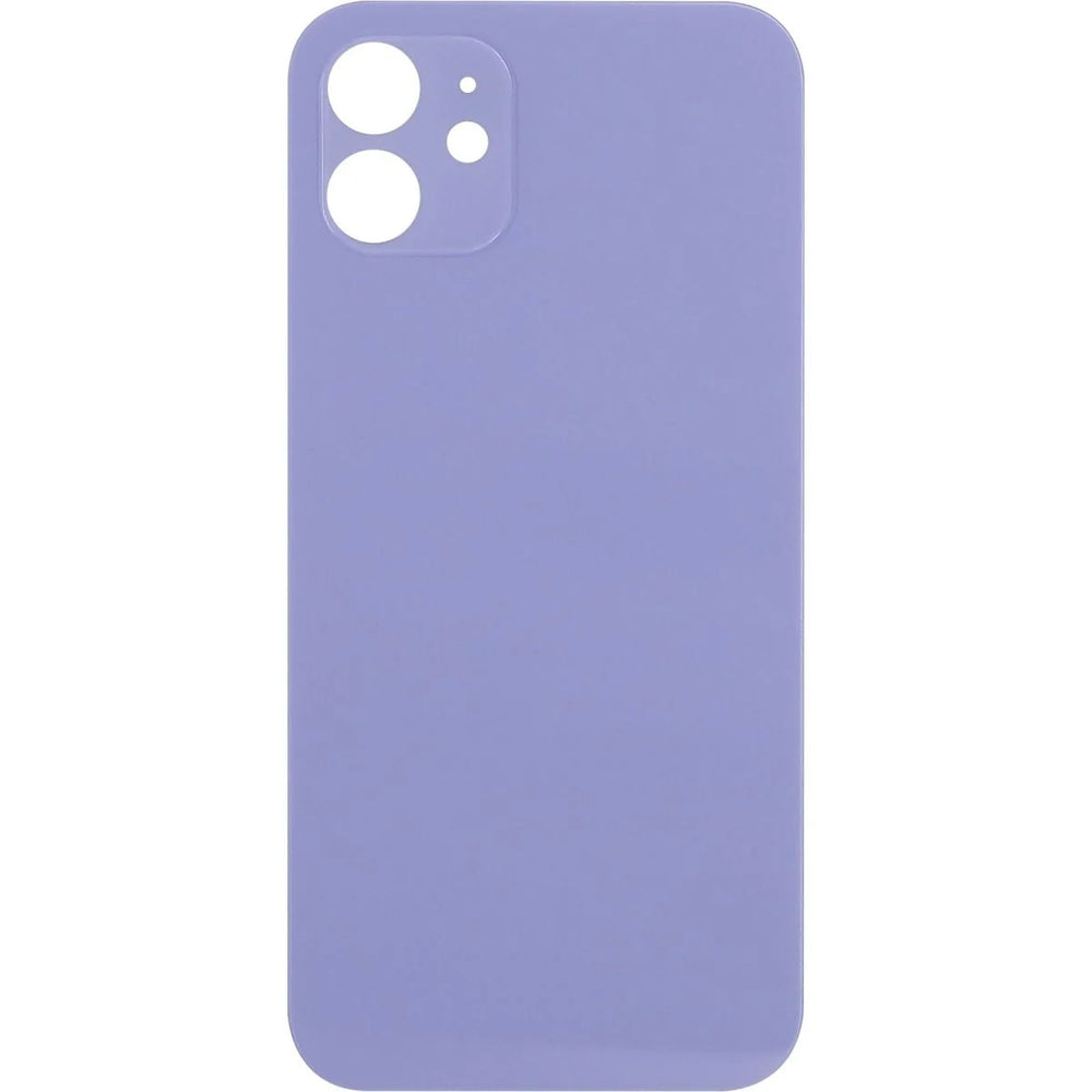 iPhone 12 Back Glass Door Without Camera Lens Purple NO LOGO