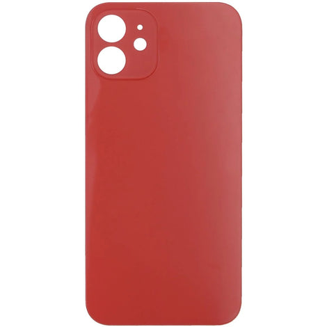 iPhone 12 Back Glass Door Without Camera Lens Red NO LOGO