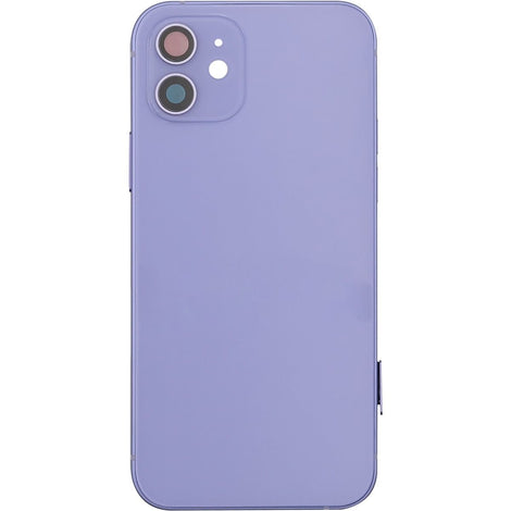 iPhone 12 Mini Back Housing W/ Small Parts Purple (OEM PULL)