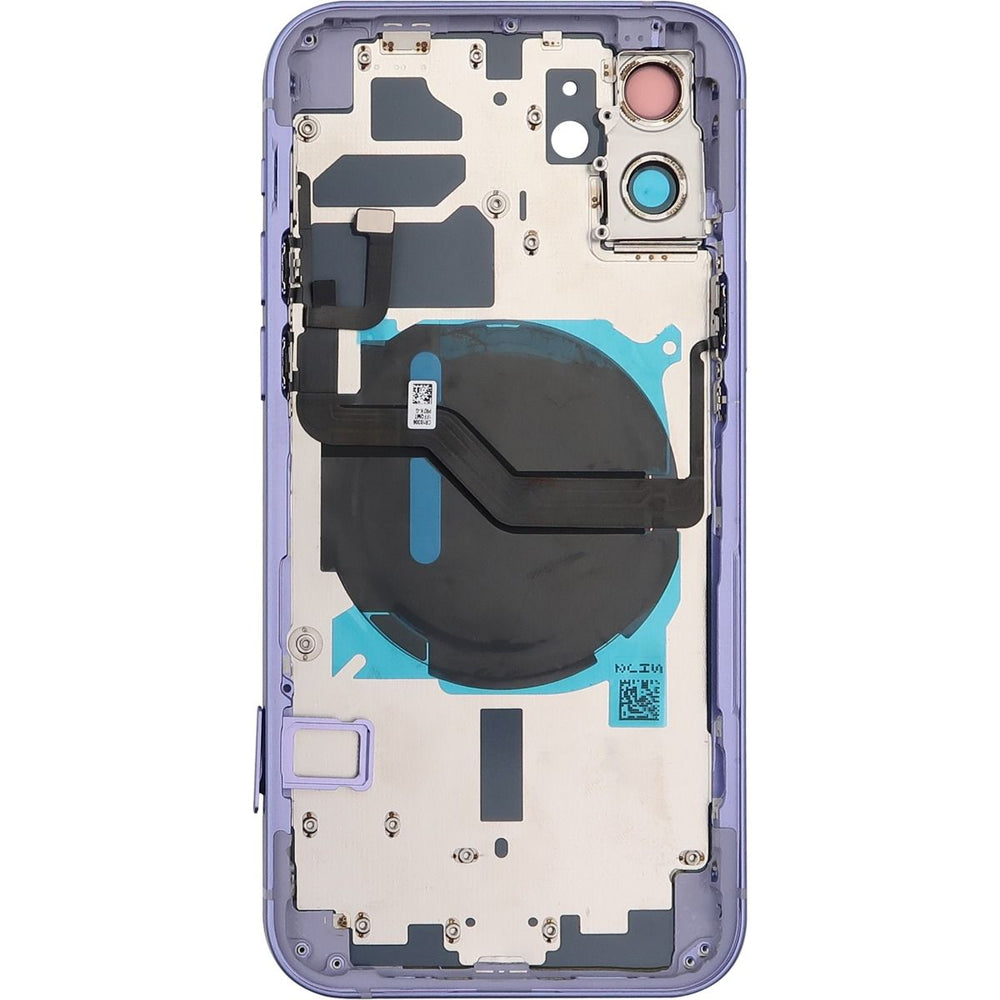 iPhone 12 Back Housing W/ Small Parts Purple (No Logo)