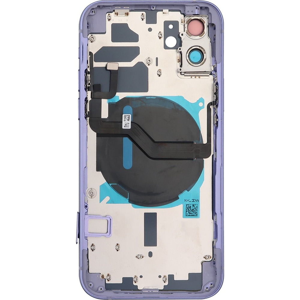 iPhone 12 Mini Back Housing W/ Small Parts Purple (No Logo)
