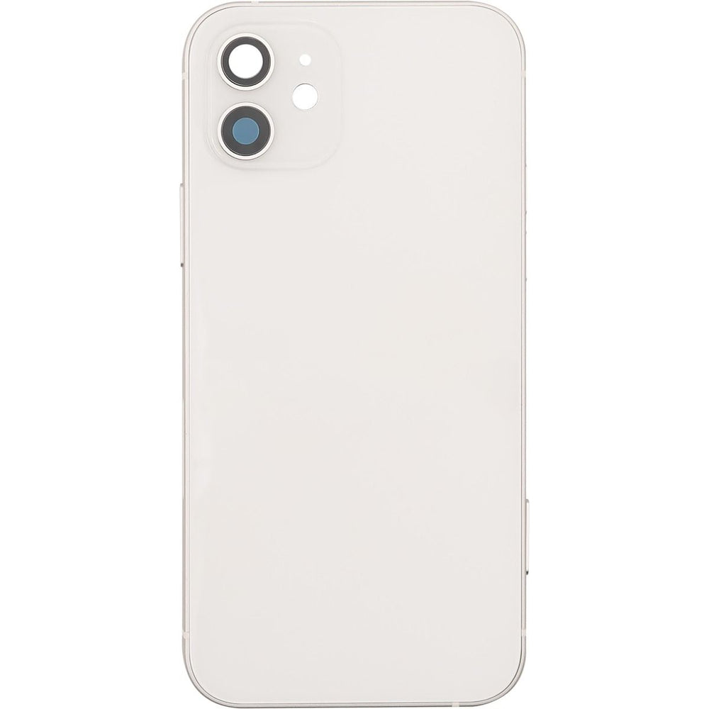 iPhone 12 Back Housing W/ Small Parts White (OEM PULL)
