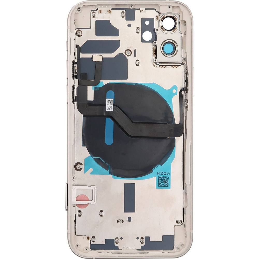 iPhone 12 Back Housing W/ Small Parts White (OEM PULL)