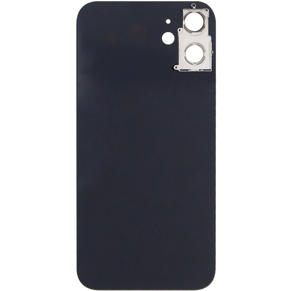 iPhone 12 Mini Back Glass Door W/ Camera Lens Black (No Logo)