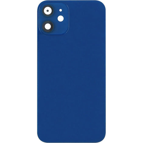 iPhone 12 Mini Back Glass Door W/ Camera Lens Blue (No Logo)