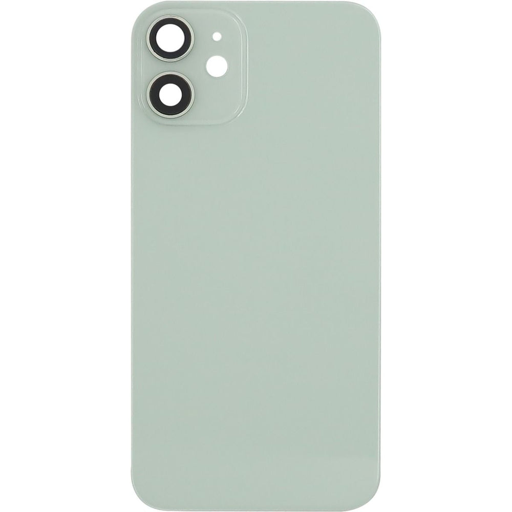 iPhone 12 Mini Back Glass Door W/ Camera Lens Green (No Logo)