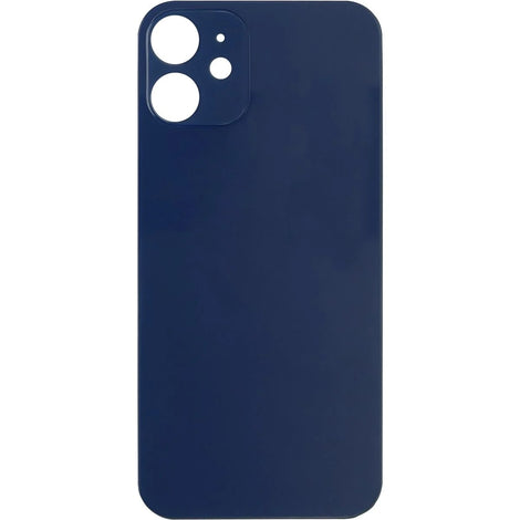 iPhone 12 Mini Back Glass Door Without Camera Lens Blue NO LOGO