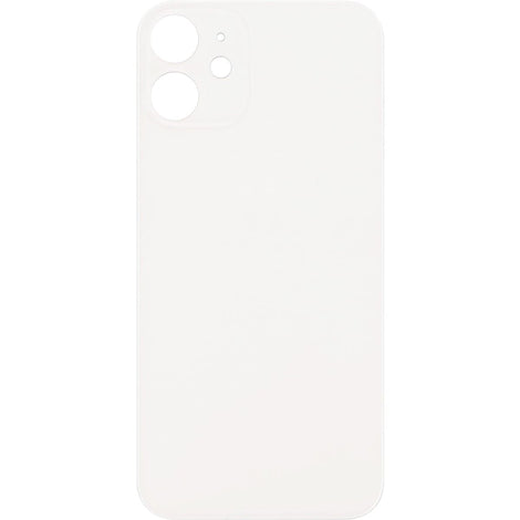 iPhone 12 Mini Back Glass Without Lens White NO LOGO