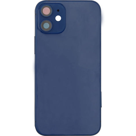 iPhone 12 Mini Back Housing W/ Small Parts Blue (No Logo)