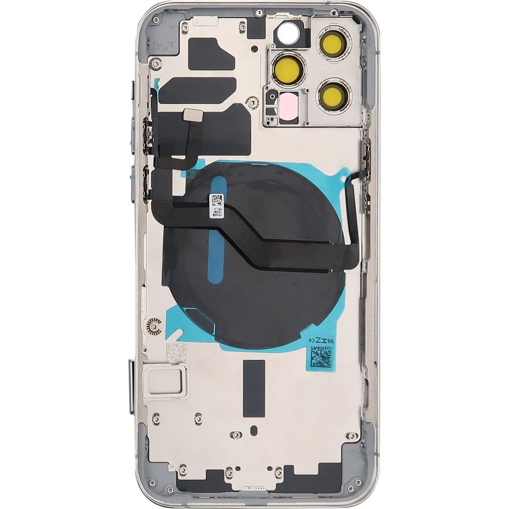 iPhone 12 Pro Back Housing W/ Small Parts White (No Logo)