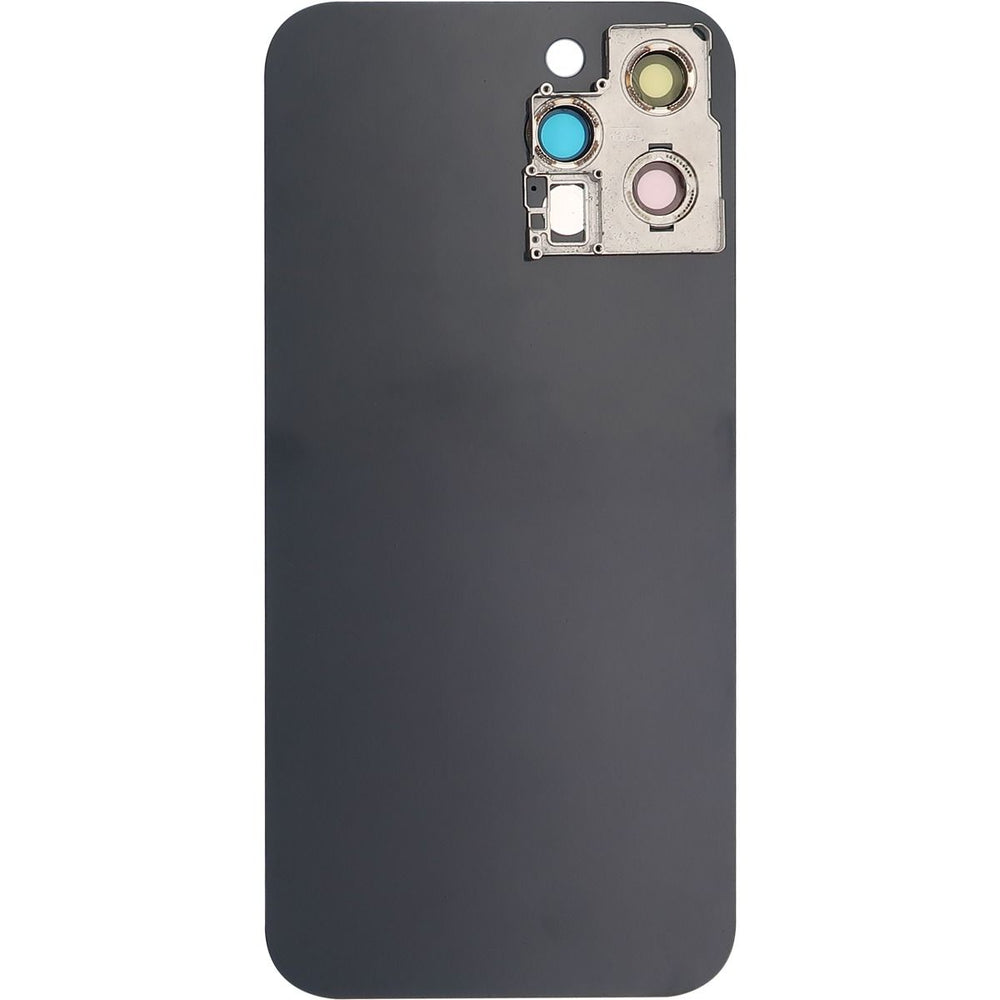 iPhone 12 Pro Max Back Glass Door W/ Camera Lens Blue (No Logo)