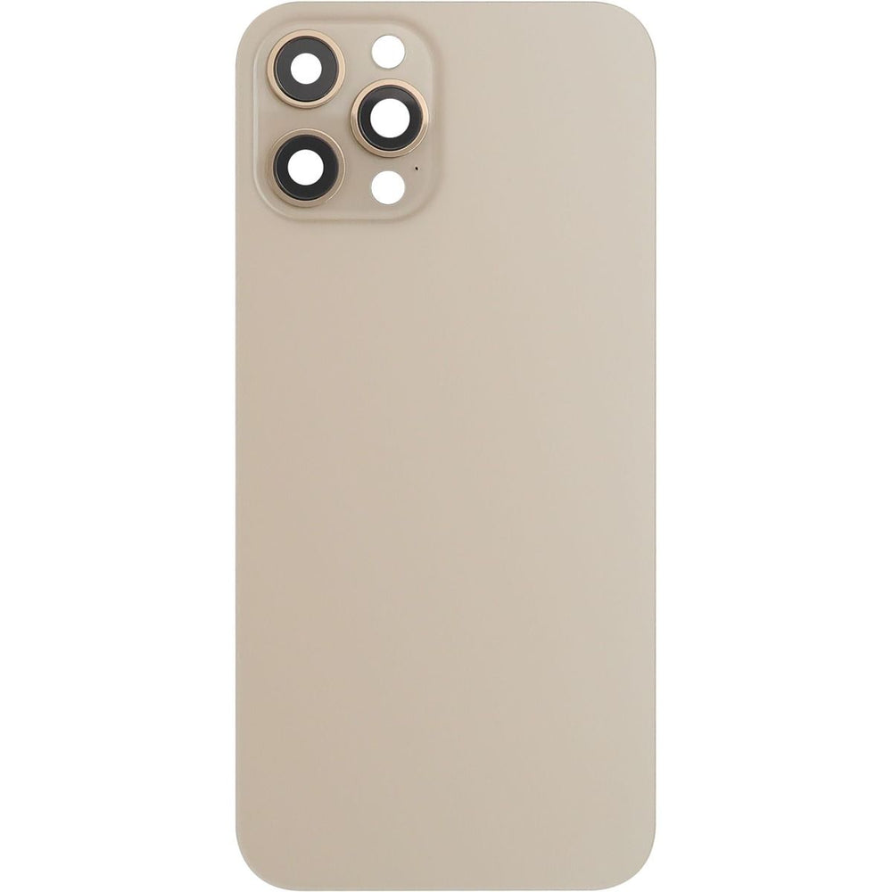 iPhone 12 Pro Max Back Glass Door W/ Camera Lens Gold (No Logo)