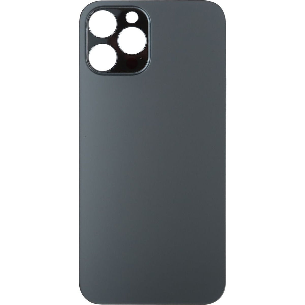 iPhone 12 Pro Max Back Glass Door Without Camera Lens Black NO LOGO