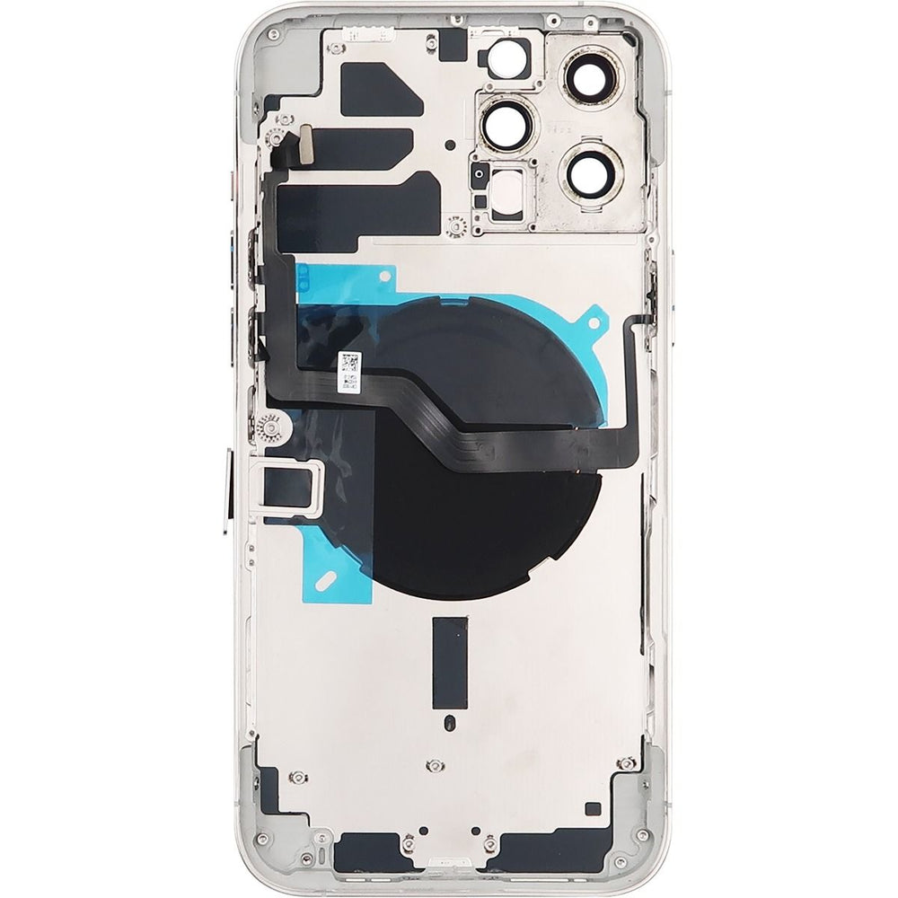 iPhone 12 Pro Max Back Housing W/ Small Parts Silver (NO WARRANTY) NO LOGO