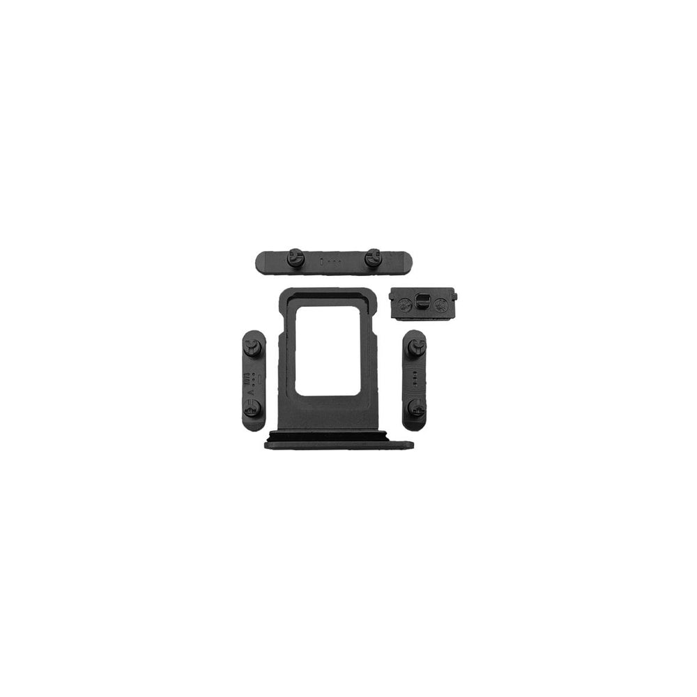 iPhone 12 Pro Sim Tray, Volume, Mute Power Button Black