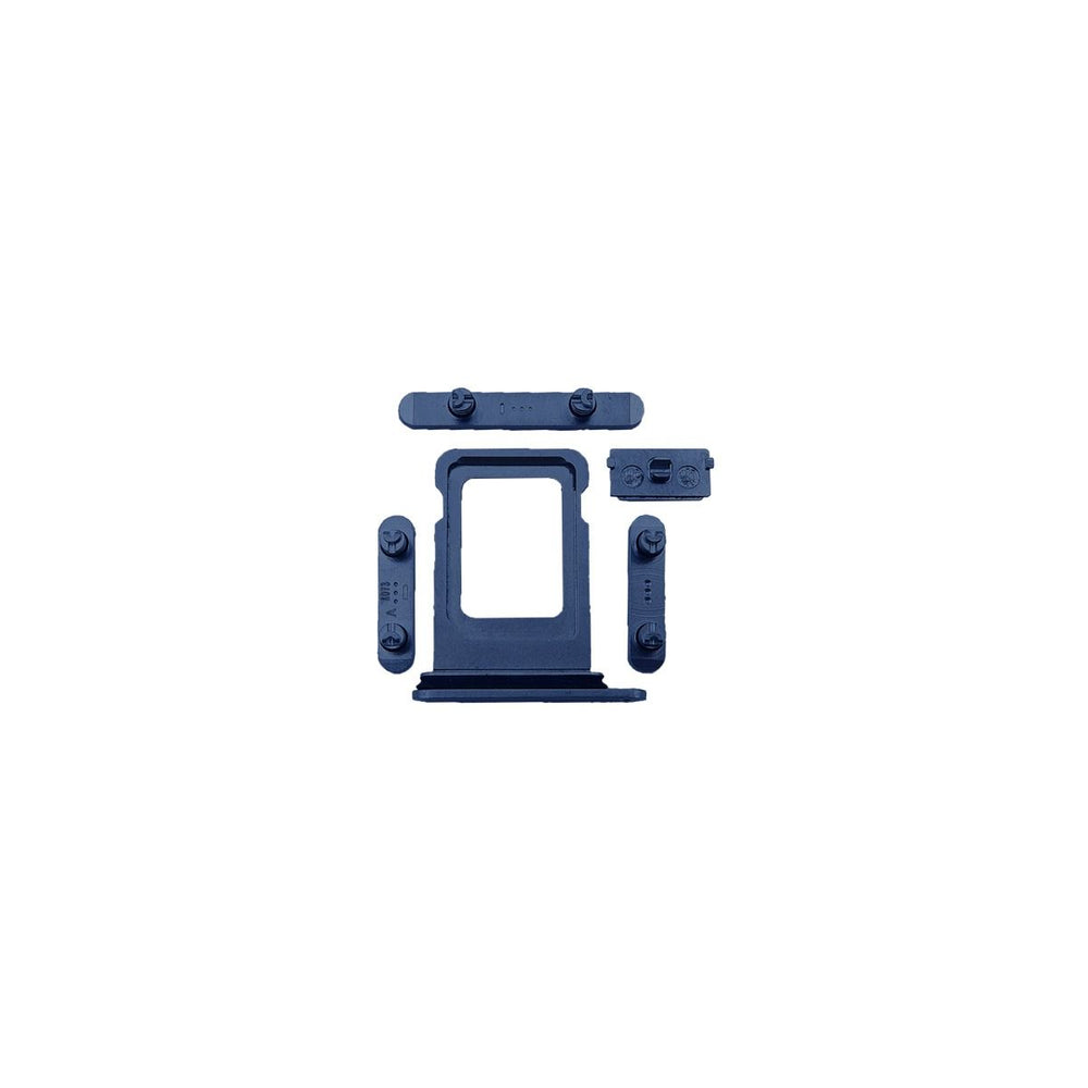 iPhone 12 Pro Max Sim Tray, Volume, Mute Power Button Blue
