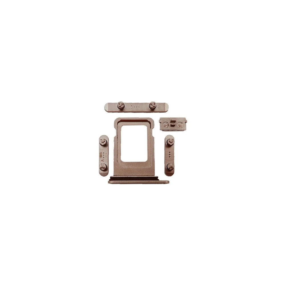 iPhone 12 Pro Max Sim Tray, Volume, Mute Power Button Gold