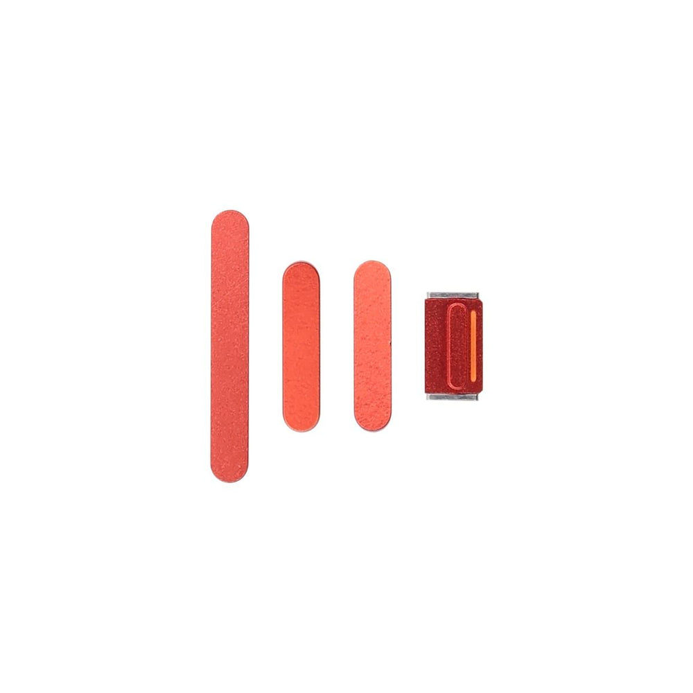 iPhone 12 Side Buttons (Power / Volume / Switch) Red