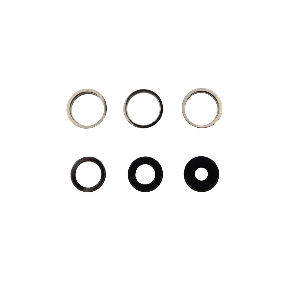 iPhone 14 Pro Back Camera Lens + Bracket Gold With Adhesive