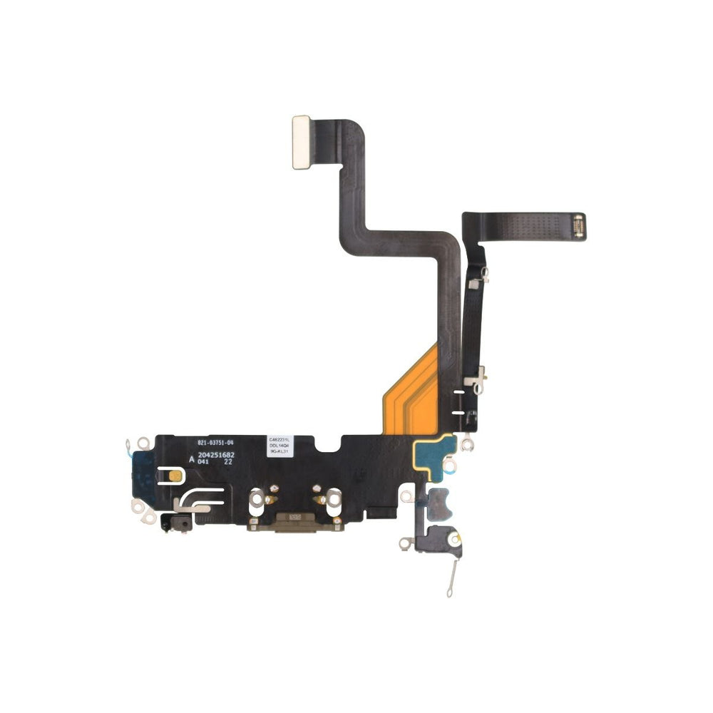 iPhone 14 Pro Charging Port Flex Gold (OEM PULL)