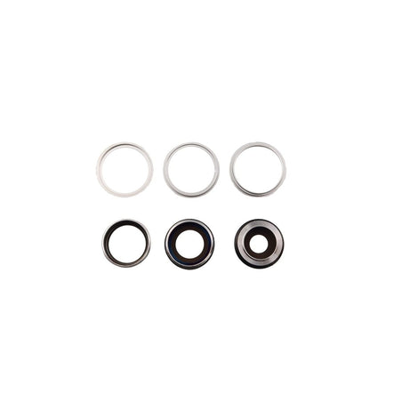 iPhone 14 Pro Max Back Camera Lens + Bracket Silver With Adhesive