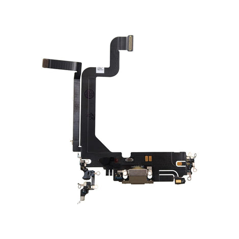 iPhone 14 Pro Max Charging Port Flex Gold