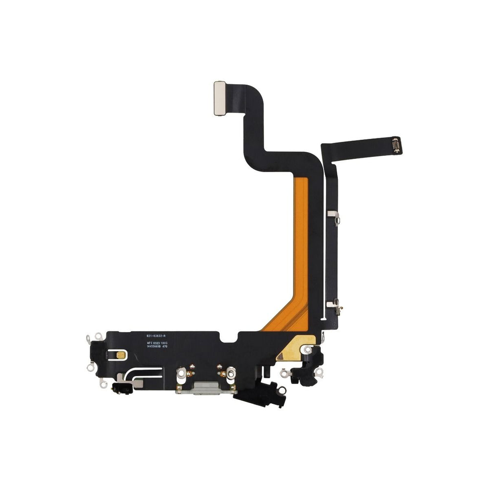 iPhone 14 Pro Max Charging Port Flex Silver (OEM PULL)
